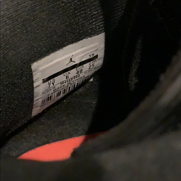 *SOLD ON EBAY* Air Jordan 6 infrared VI 7y - Picture 6 of 6